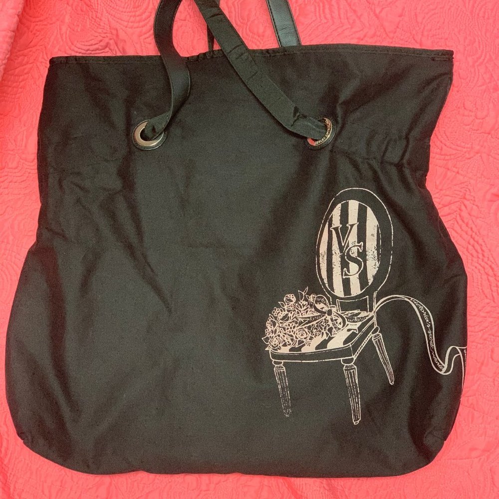 NWOT Victoria's Secret Tote Bag with Cinch Closure